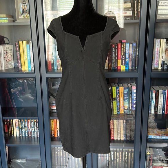 Free People Dresses & Skirts - Free People black denim dress